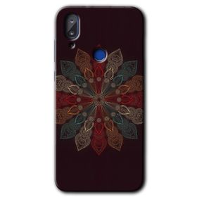Vestel E5 Mandala Flower Wal Baskılı Uyumlu Silikon Kılıf