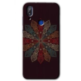 Vestel E5 Mandala Flower Wal Baskılı Uyumlu Silikon Kılıf