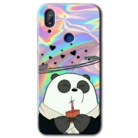 Vestel E5 Milkshake Panda Baskılı Uyumlu Silikon Kılıf