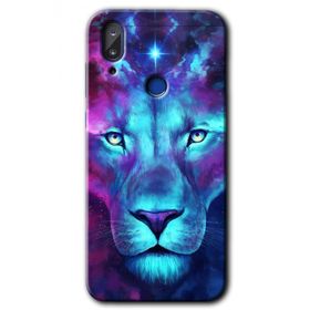 Vestel E5 Neon Lion Baskılı Uyumlu Silikon Kılıf
