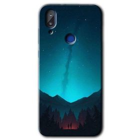 Vestel E5 Night Fores Mount Baskılı Uyumlu Silikon Kılıf