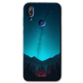 Vestel E5 Night Fores Mount Baskılı Uyumlu Silikon Kılıf