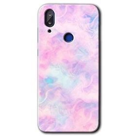 Vestel E5 Pembe Duman Baskılı Uyumlu Silikon Kılıf