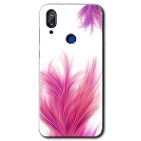 Vestel E5 Pembe Tüy Baskılı Uyumlu Silikon Kılıf