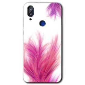 Vestel E5 Pembe Tüy Baskılı Uyumlu Silikon Kılıf