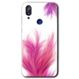 Vestel E5 Pembe Tüy Baskılı Uyumlu Silikon Kılıf