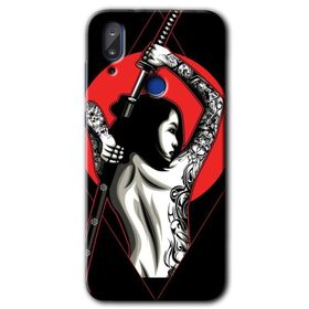 Vestel E5 Samurai Girl Baskılı Uyumlu Silikon Kılıf