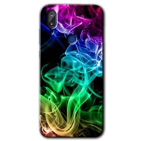 Vestel E5 Smoke Colorful Baskılı Uyumlu Silikon Kılıf
