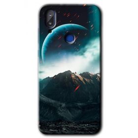 Vestel E5 Uzay Gökyüzü Baskılı Uyumlu Silikon Kılıf