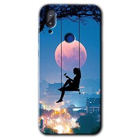 Vestel E5 Yalnız Kadın Baskılı Uyumlu Silikon Kılıf