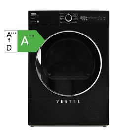 Vestel KM 97202 S Siyah Çamaşır Kurutma Makinesi