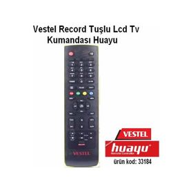Vestel Record Tuşlu Lcd Tv Kumandası