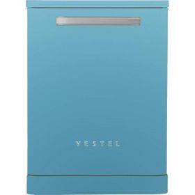 Vestel Retro BM 5001 Düş Mavisi 5 Programlı Bulaşık Makinesi