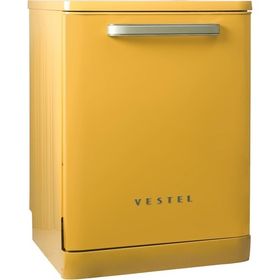 Vestel Retro BM 5001 Sarı 5 Programlı Bulaşık Makinesi