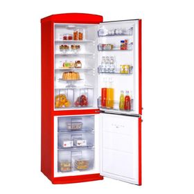 Vestel Retro NFK350 Kırmızı Buzdolabı