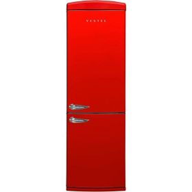 Vestel Retro NFK37201 Kırmızı Buzdolabı
