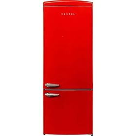 Vestel Retro NFK52211 Kırmızı Buzdolabı