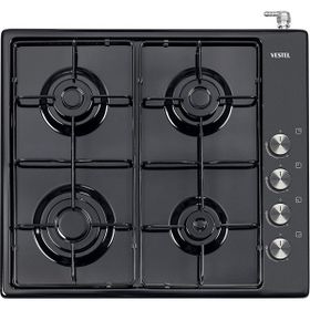 Vestel SO-6004-S Siyah Lpg Set Üstü Ocak