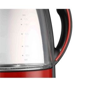 Vestel V-Brunch 2000 Glass 2200 W 1.7 lt Kapasiteli Su Isıtıcı Kırmızı