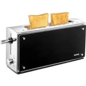 Vestel V-Brunch Serisi 4000 1000 W 2 Dilim Hazneli Ekmek Kızartma Makinesi Siyah