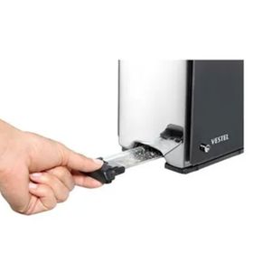 Vestel V-Brunch Serisi 4000 1000 W 2 Dilim Hazneli Ekmek Kızartma Makinesi Siyah
