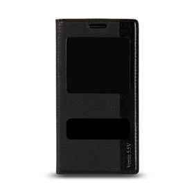 Vestel Venus 5.5V Siyah Gizli Mıknatıslı Pencereli Magnum Telefon Kılıfı