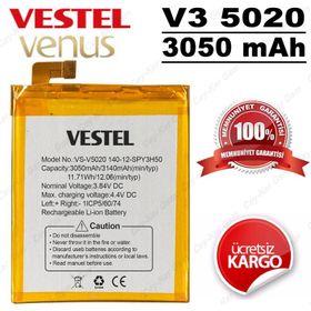 Vestel Venus V3 5020 ACL Energy Batarya Pil
