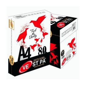 Vestpa A4 80 GR 1 Koli 5 Paket Fotokopi Kağıdı