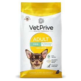 Vet Prive 3 kg Adult Küçük Irk Kuzu Etli Yetişkin Köpek Maması