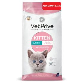 Vet Prive Kitten Tavuklu 1.5 kg Açık Yavru Kedi Maması