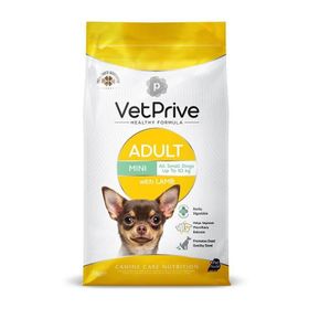 Vet Prive Kuzu Etli 3 kg Mini ve Küçük Irk Yetişkin Köpek Maması