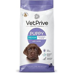 Vet Prive Kuzulu Orta Irk 14 kg Yavru Köpek Kuru Maması