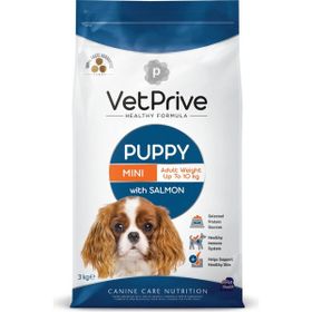 Vet Prive Mini Puppy Salmon Somonlu 3 kg Yavru Köpekler İçin Mama