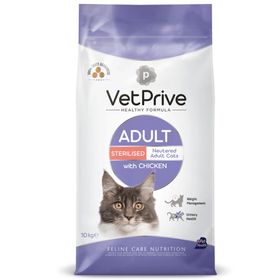 Vet Prive Tavuklu 10 kg Kısırlaştırılmış Kedi Maması