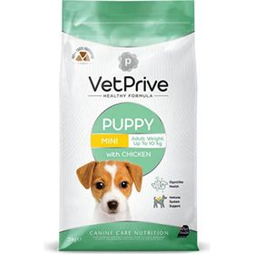 Vet Prive Tavuklu 3 kg Mini Irk Yavru Köpek Kuru Maması
