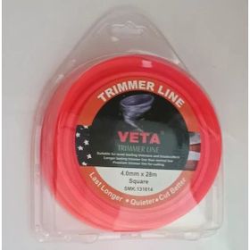 Veta 4 mm 28 m 4 Kenarlı Turuncu Misina