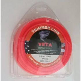 Veta 4 mm 28 m 4 Kenarlı Turuncu Misina