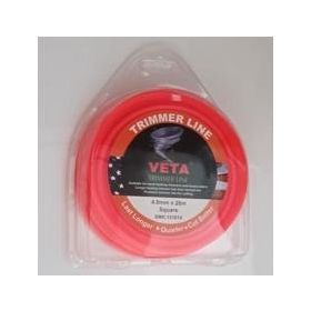 Veta 4 mm 28 m 4 Kenarlı Turuncu Misina