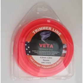 Veta 4 mm 28 m 4 Kenarlı Turuncu Misina