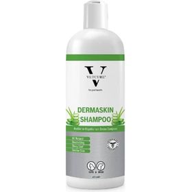 Vetcure Dermaskin Kedi ve Köpekler için Aloe Vera Destekli 400 ml Şampuan