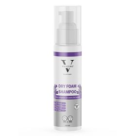 Vetcure Dry Foam Kedi ve Köpekler için Lavanta Kokulu 200 ml Kuru Şampuan