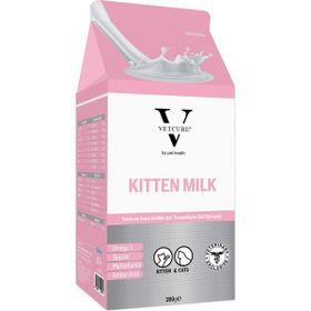 Vetcure Kitten Milk Yavru ve Anne Kedi için Tamamlayıcı 200 gr Süt Tozu Takviyesi