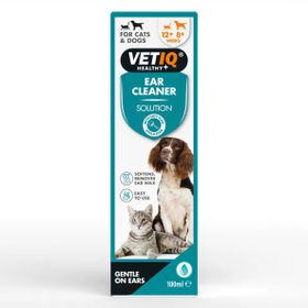 Vetiq 100 ml Ear Cleaner Kedi ve Köpek için Kulak Temizleme Solüsyonu