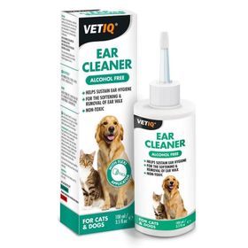 Vetiq 100 ml Ear Cleaner Kedi ve Köpek için Kulak Temizleme Solüsyonu