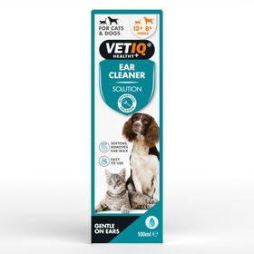 Vetiq 100 ml Ear Cleaner Kedi ve Köpek için Kulak Temizleme Solüsyonu