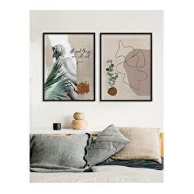 Vetro Design Good Things 21x30 cm Siyah Çerçeveli Tablo Seti