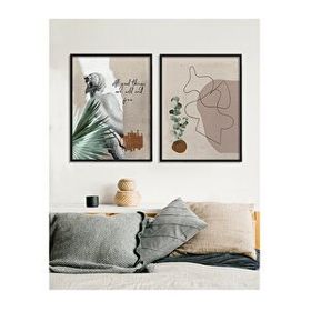 Vetro Design Good Things 30x40 cm Siyah Çerçeveli Tablo Seti