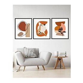 Vetro Design Zebra 40x50 cm Siyah Çerçeveli Tablo