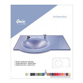 Vetrola 80 x 56 cm Quin Modeli Cam Lavabo