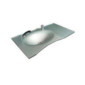 Vetrola 80 x 56 cm Sancak Modeli Cam Lavabo